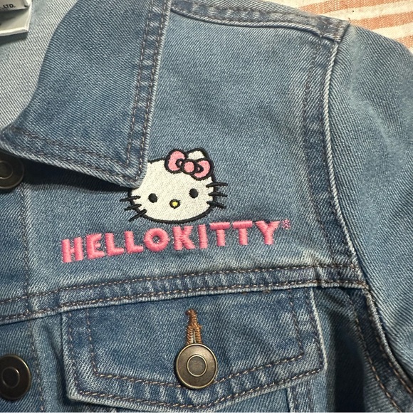 Hello Kitty Kids Jean Jacket - Light Blue - Picture 5 of 10